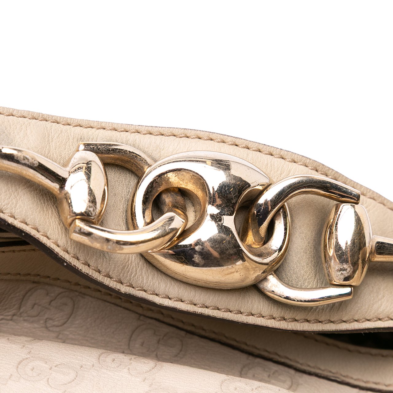 Gucci Guccissima Horsebit Hobo Bruin