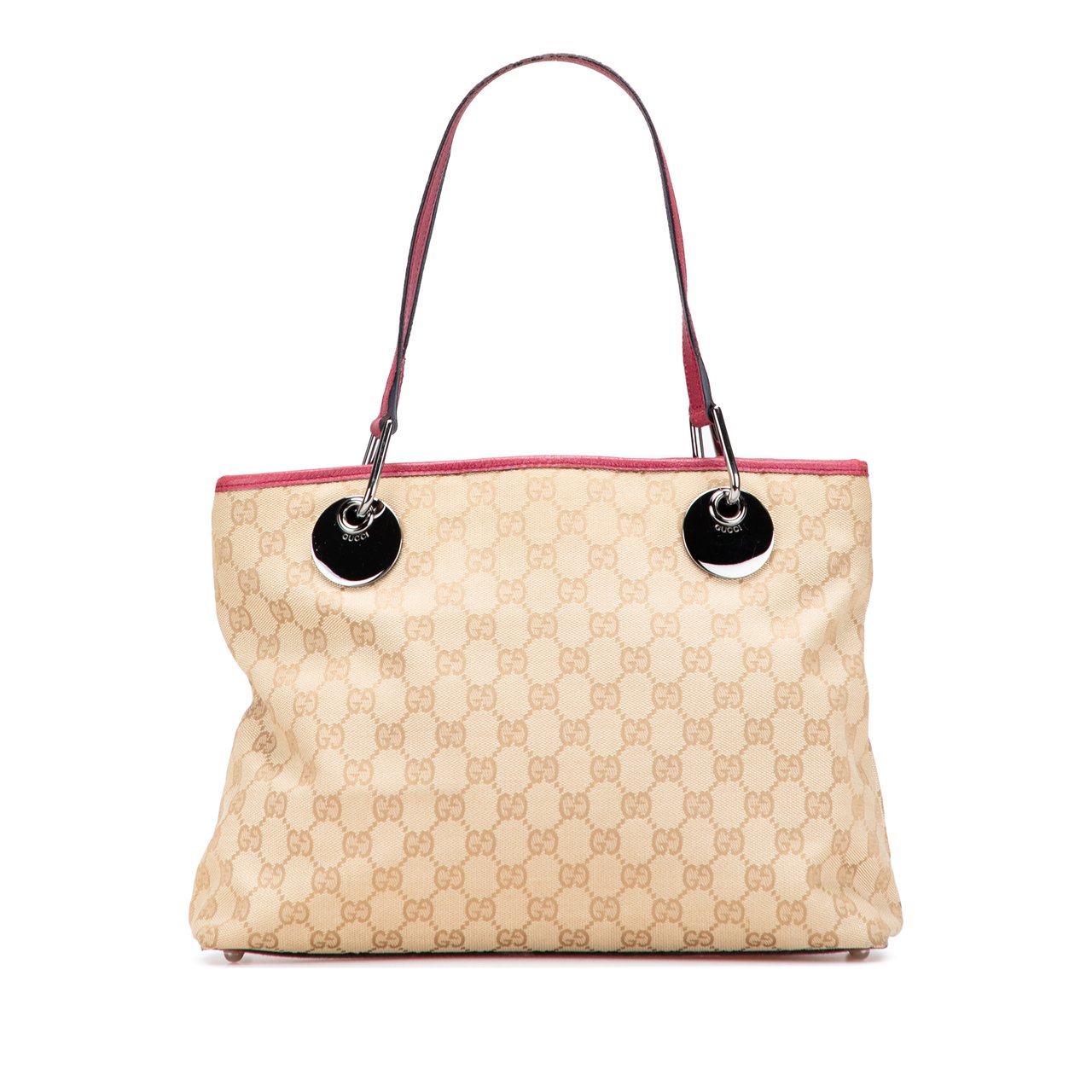 Gucci GG Canvas Eclipse Tote Bruin