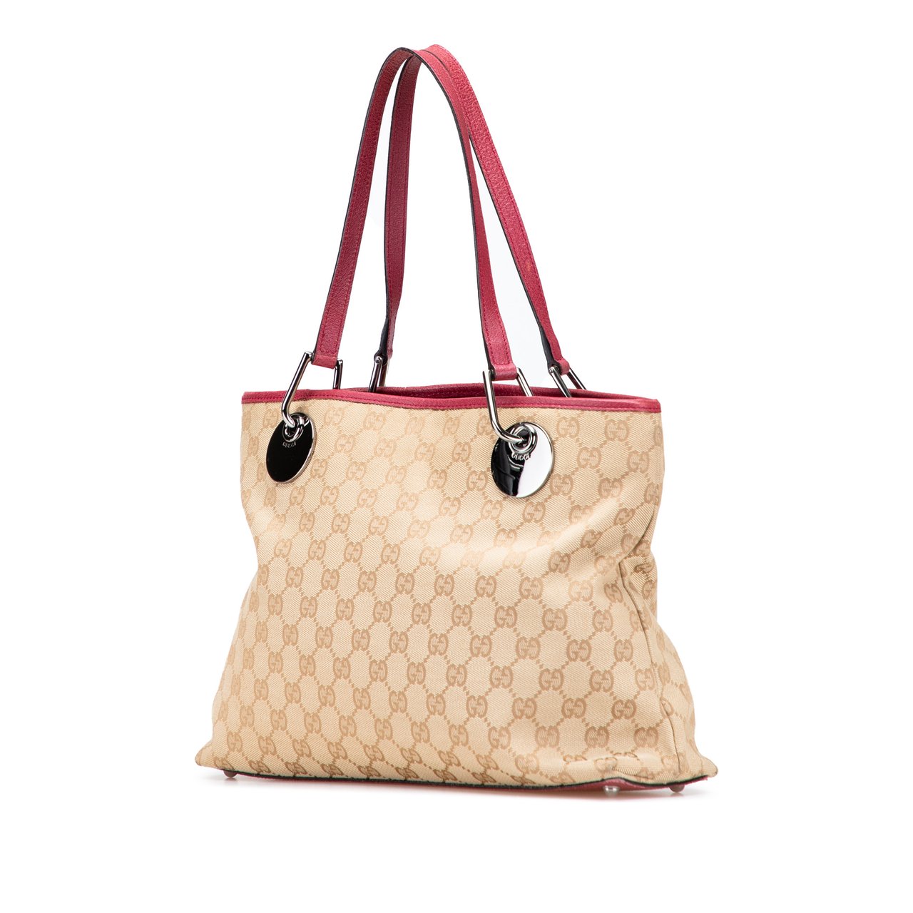 Gucci GG Canvas Eclipse Tote Bruin