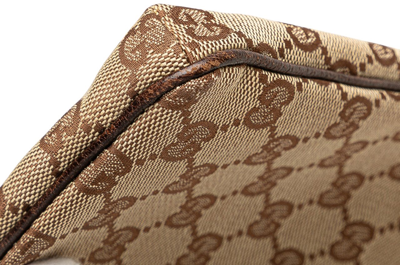 Gucci GG Canvas Web Crossbody Bruin