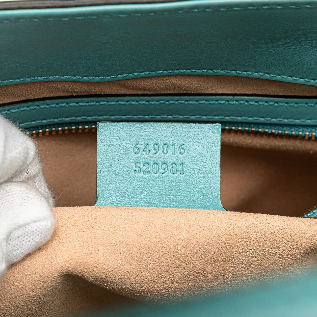 Gucci Medium Calfskin Jackie 1961 Tote Blauw