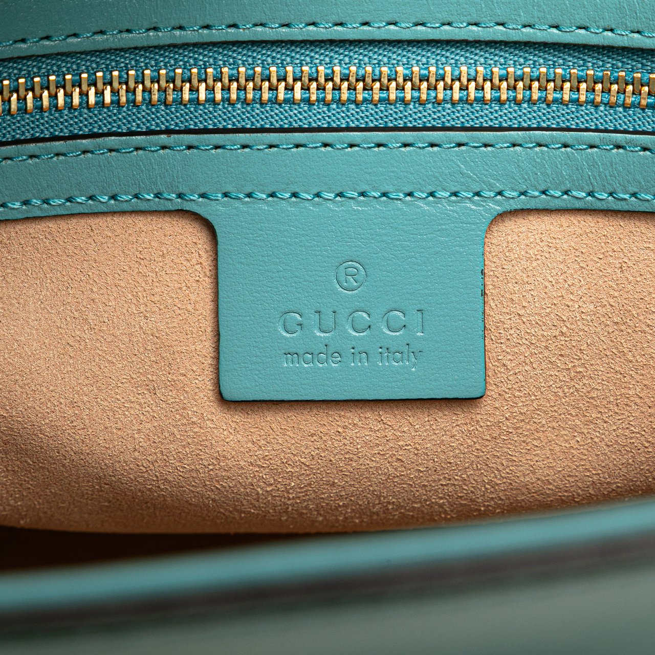 Gucci Medium Calfskin Jackie 1961 Tote Blauw