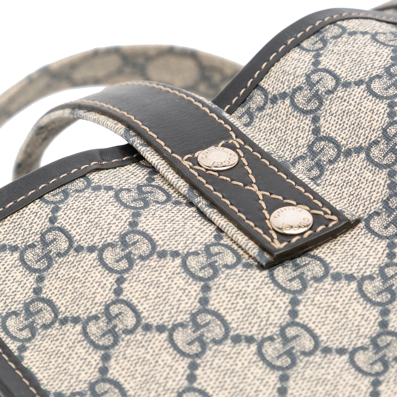Gucci GG Supreme Web Tote Bruin