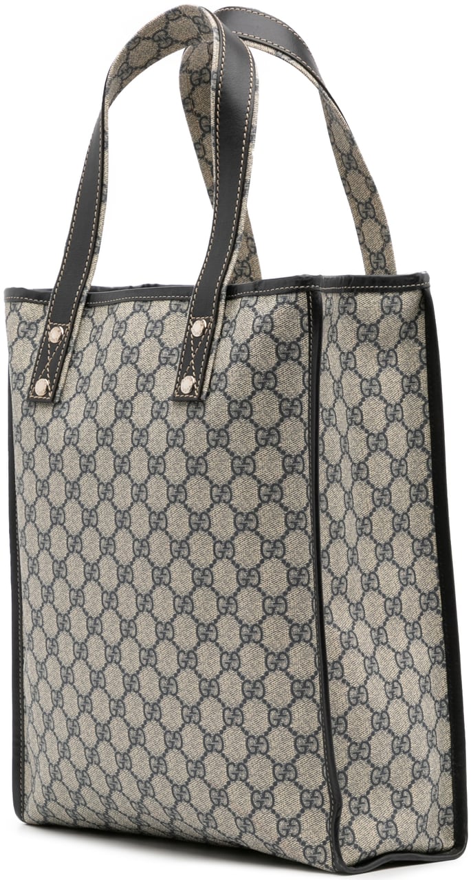 Gucci GG Supreme Web Tote Bruin