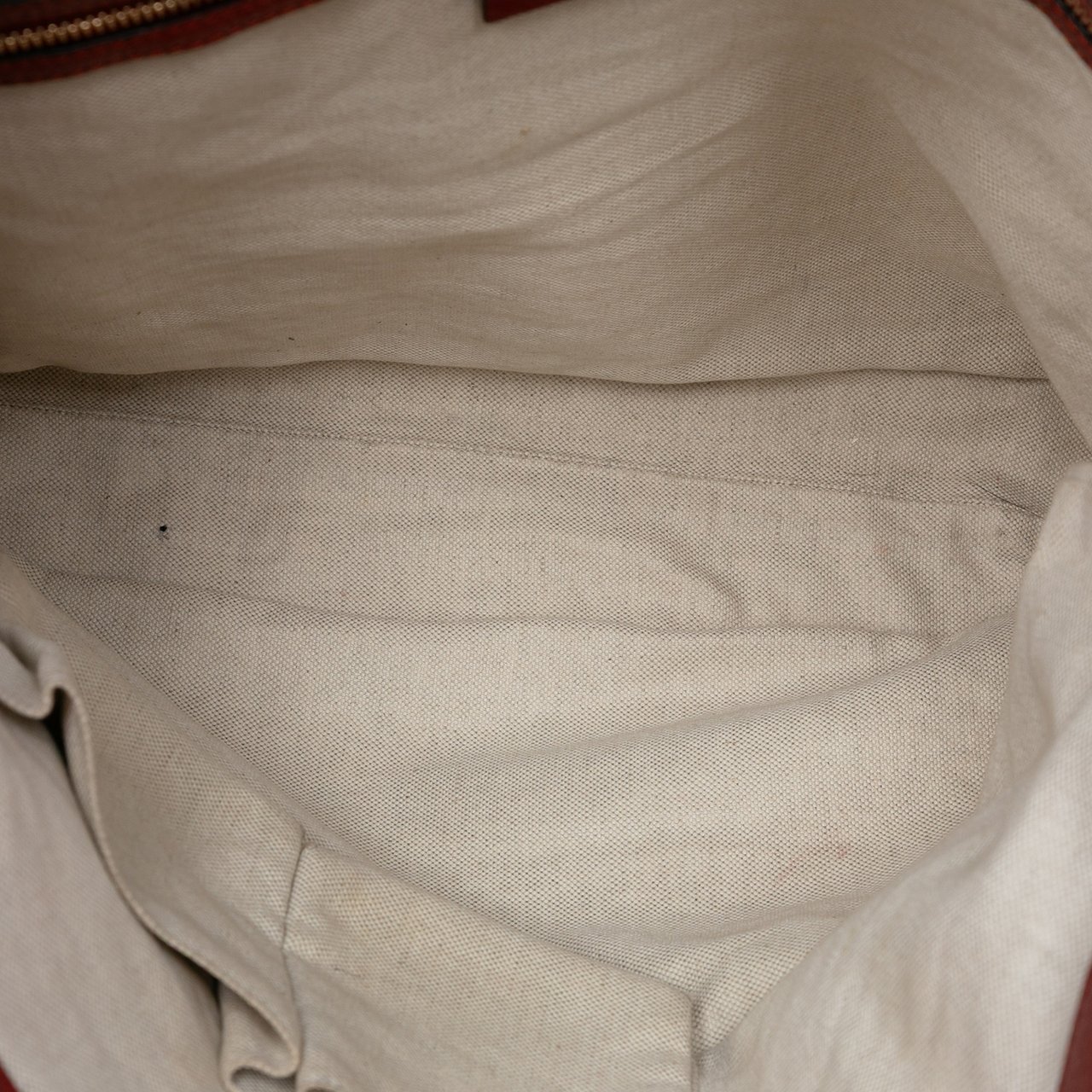 Gucci Tall Leather Bamboo Shopper Tote Rood