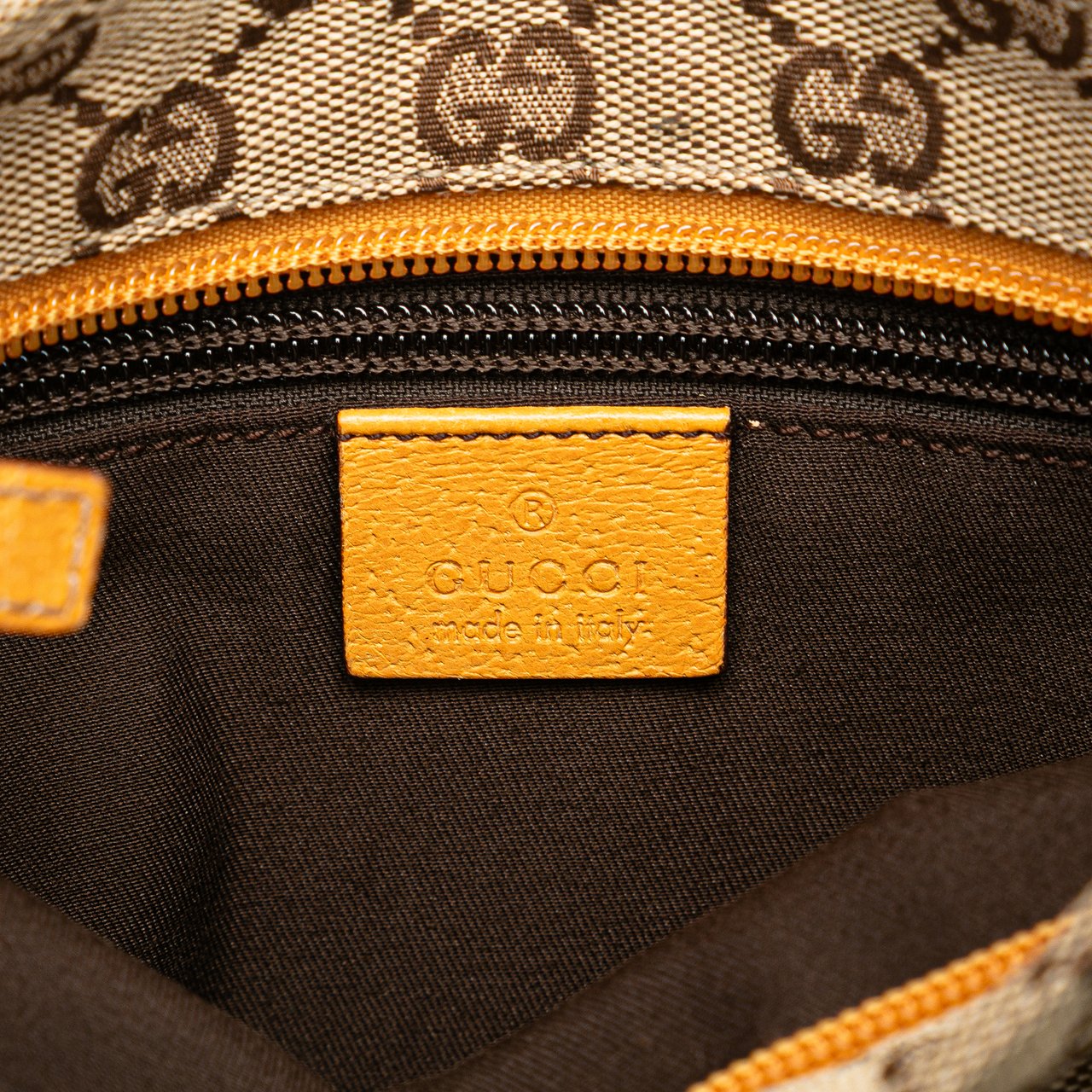 Gucci GG Canvas Web Crossbody Bruin