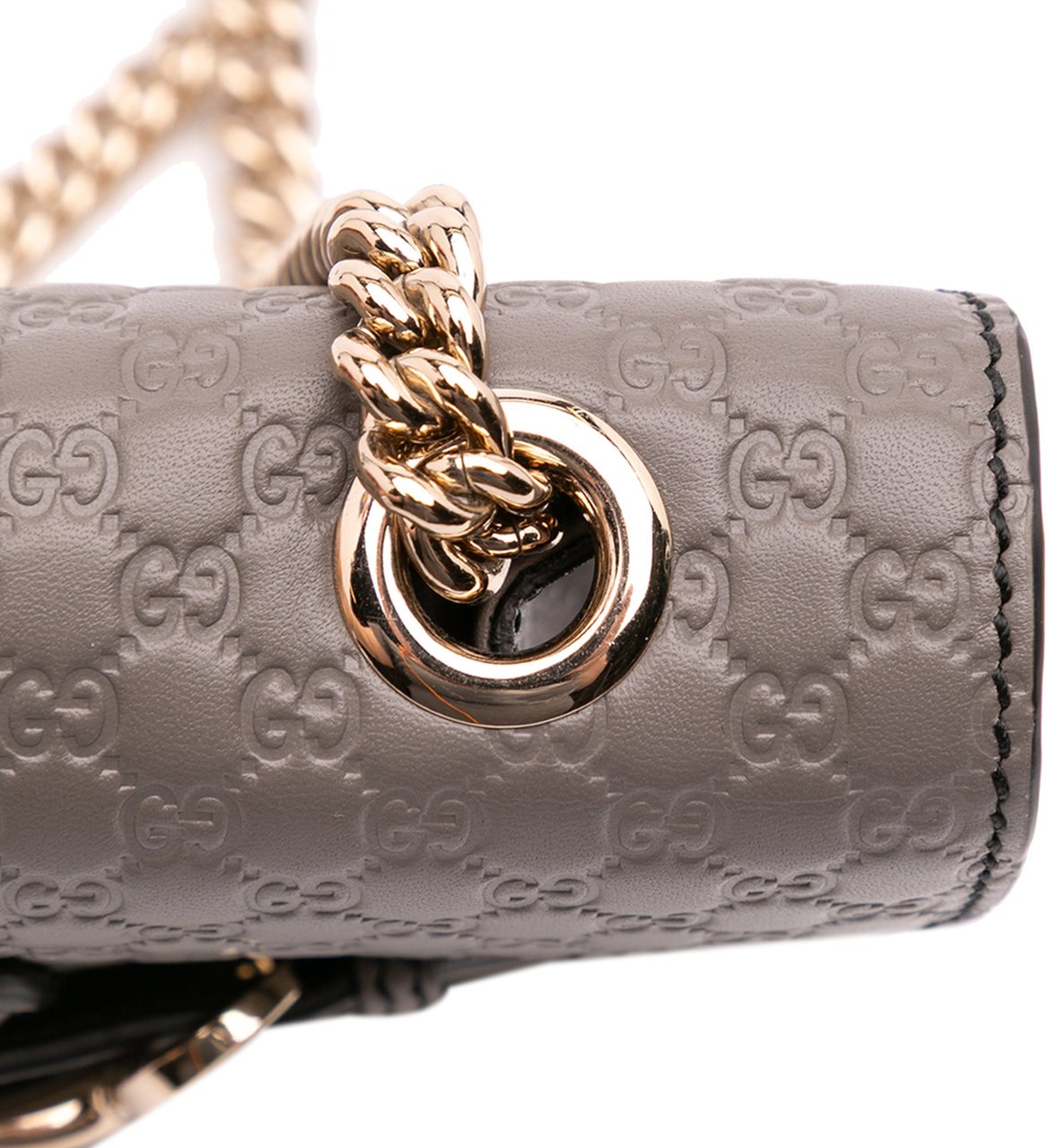 Gucci Mini Microguccissima Emily Crossbody Grijs