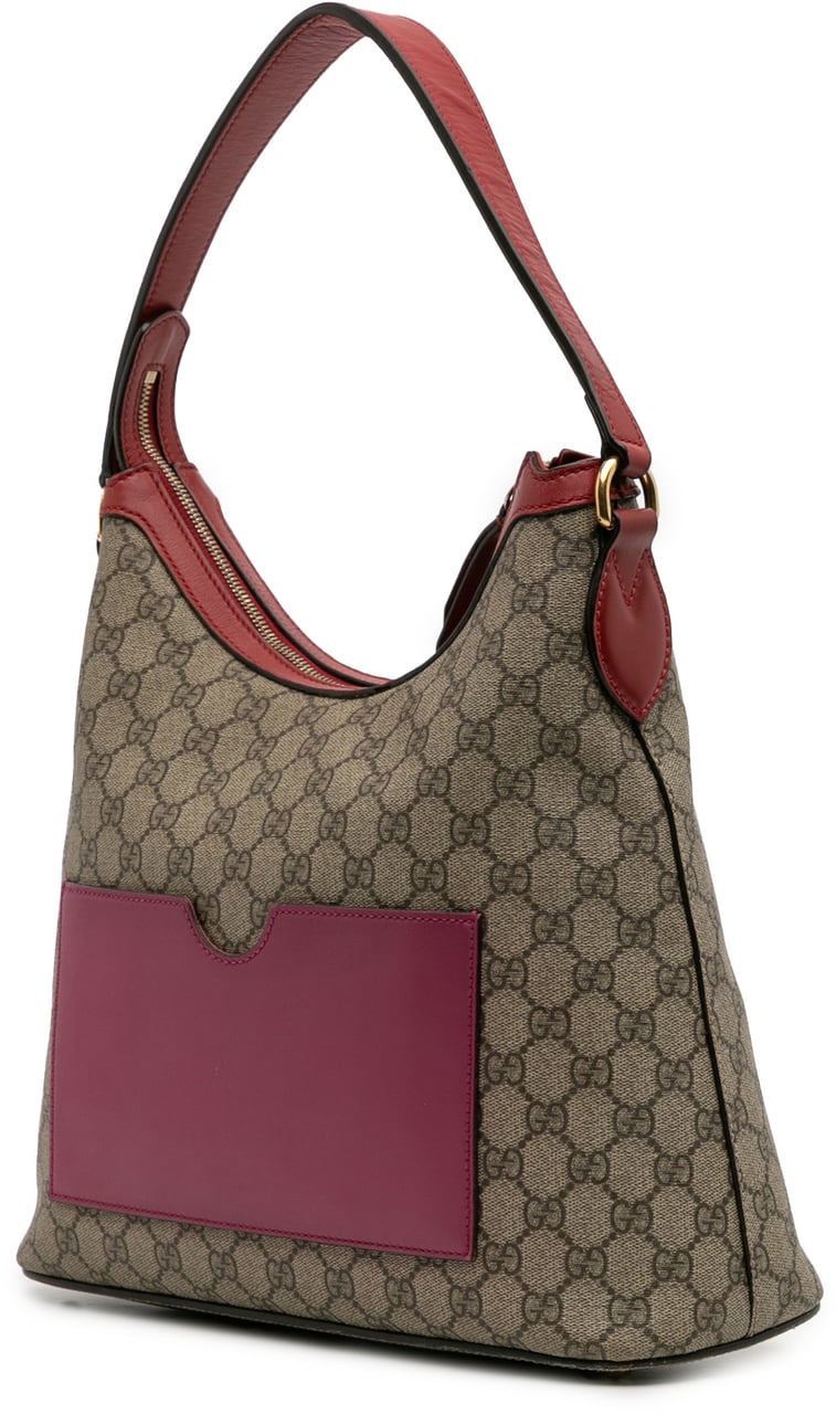 Gucci GG Supreme Linea A Satchel Bruin