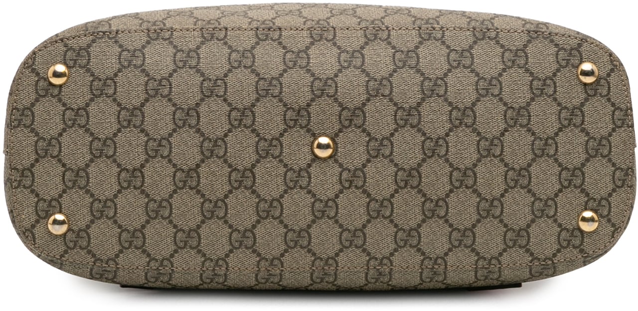 Gucci GG Supreme Linea A Satchel Bruin