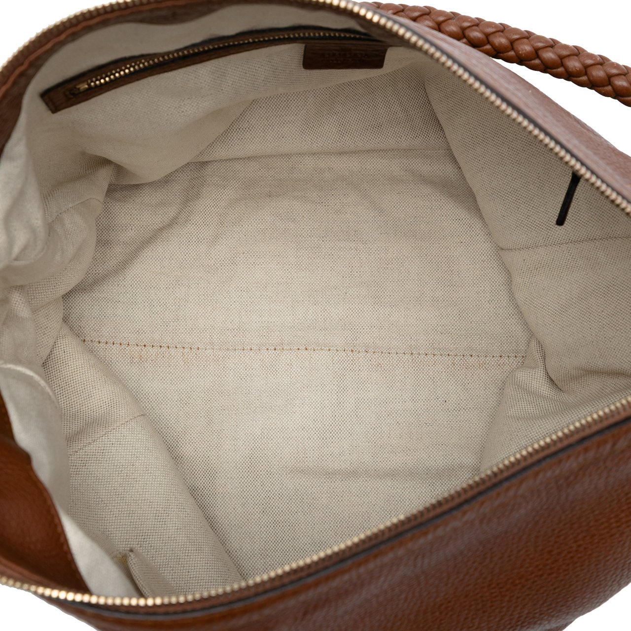 Gucci Large Calfskin Bella Shoulder Bag Bruin