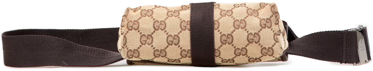Gucci GG Canvas Belt Bag Bruin