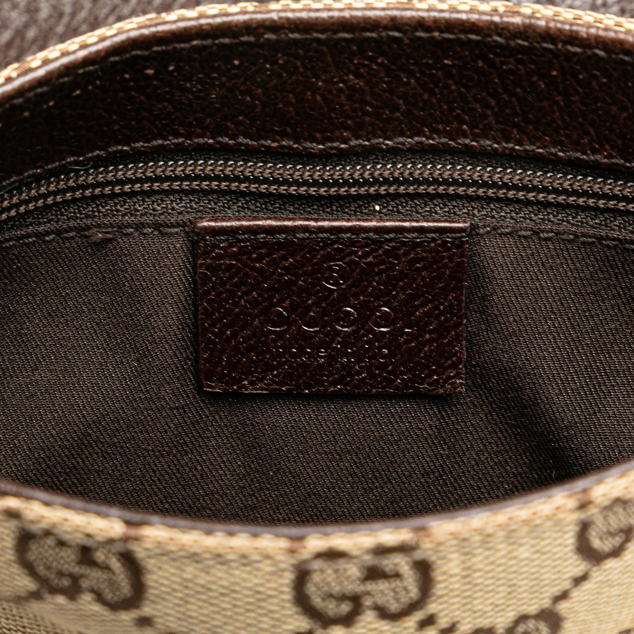 Gucci GG Canvas Belt Bag Bruin