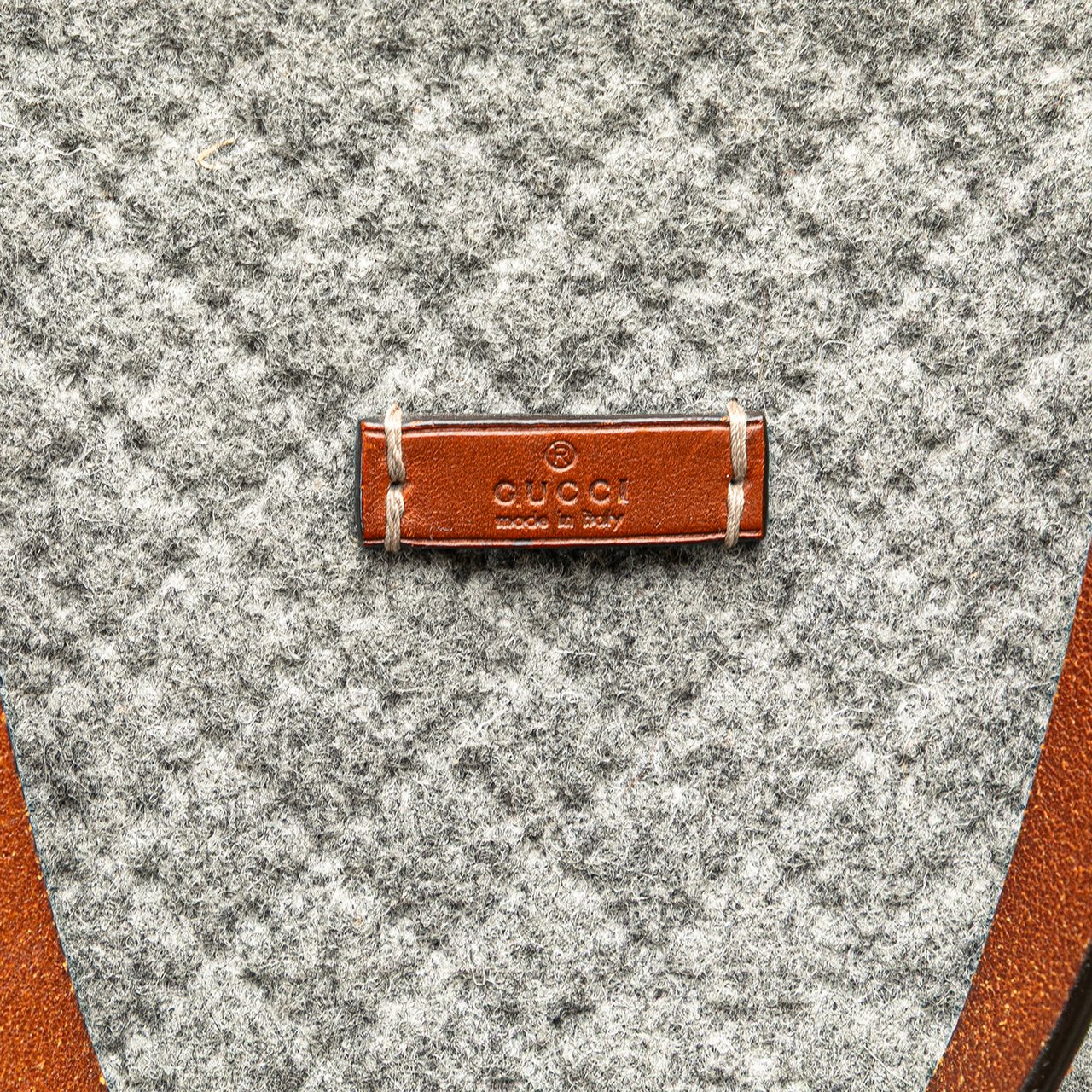 Gucci Diamante Wool Tote Grijs