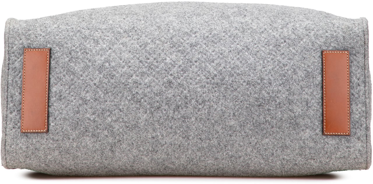 Gucci Diamante Wool Tote Grijs