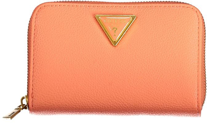 Guess Jeans Arancione Polyurethane Women Wallet Oranje