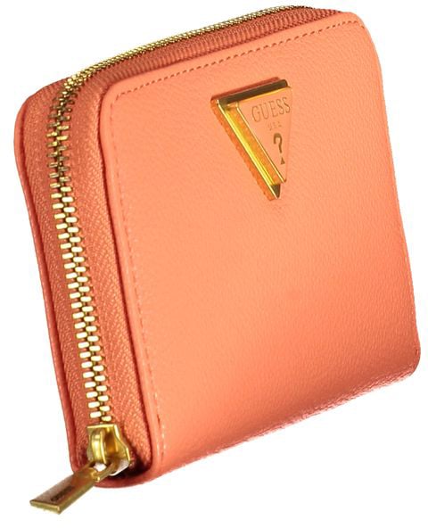 Guess Jeans Arancione Polyurethane Women Wallet Oranje