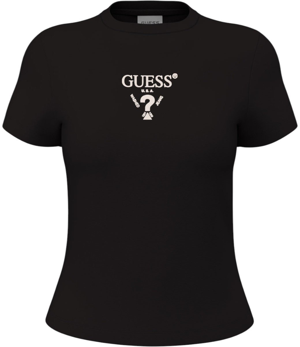 Guess Dames T-shirt Zwart