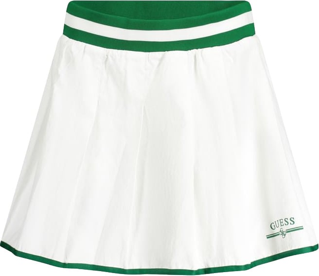 Guess Guess Jeans White Polyester Women Skirt Wit