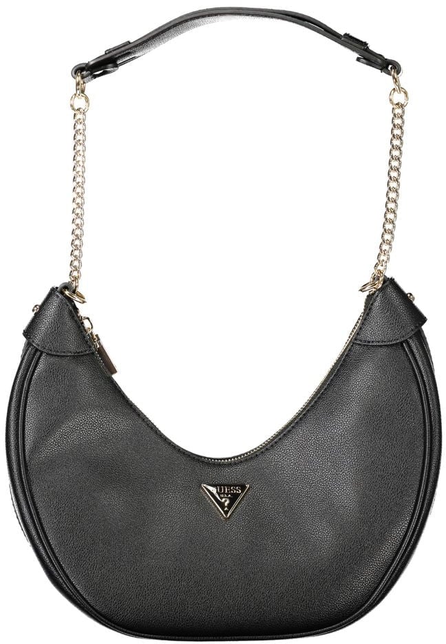 Guess Guess Jeans Black Polyethylene Women Handbag Zwart