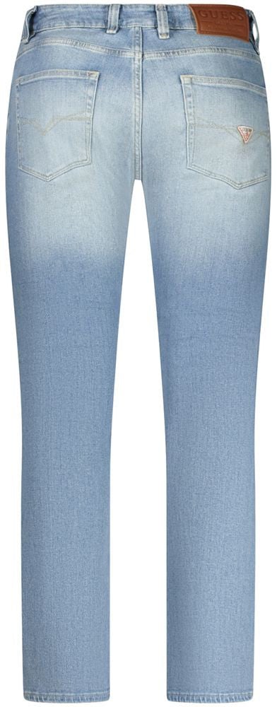 Guess Jeans Azzurro Cotton Women's Skinny Jean Blauw