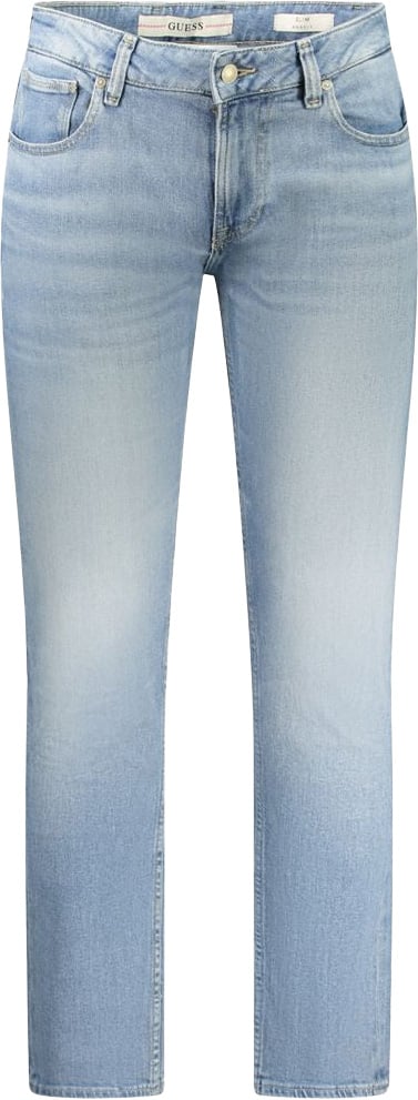 Guess Jeans Azzurro Cotton Women's Skinny Jean Blauw
