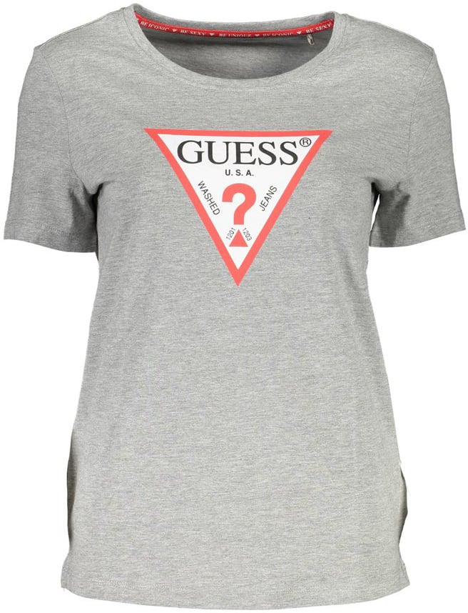 Guess Guess Jeans Grigio Cotton Women T-Shirt Grijs