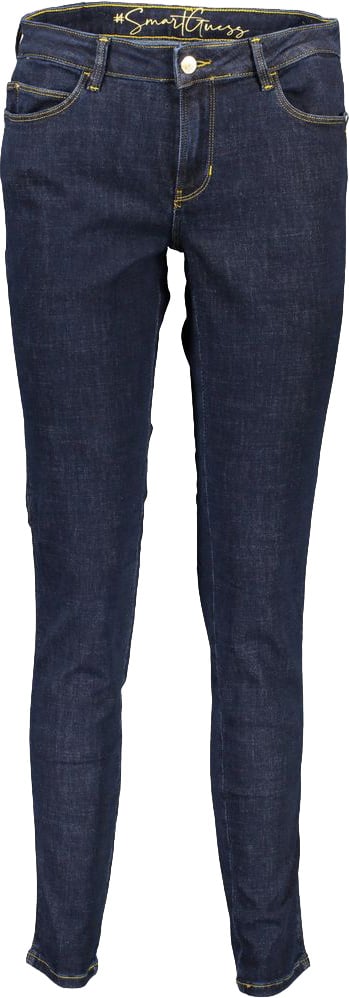 Guess Jeans Blu Recycled Cotton Donna Jeans Blauw