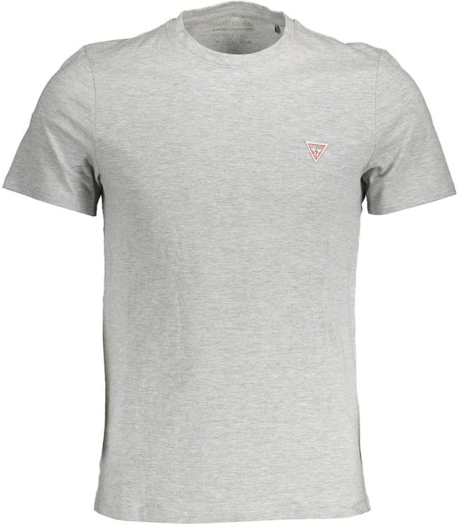 Guess Guess Jeans Grigio Cotton Mens T-Shirt Grijs