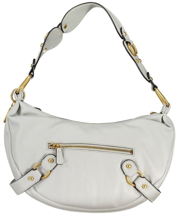 Guess Jeans Grigio Polyurethane Women Shoulder Bag Wit