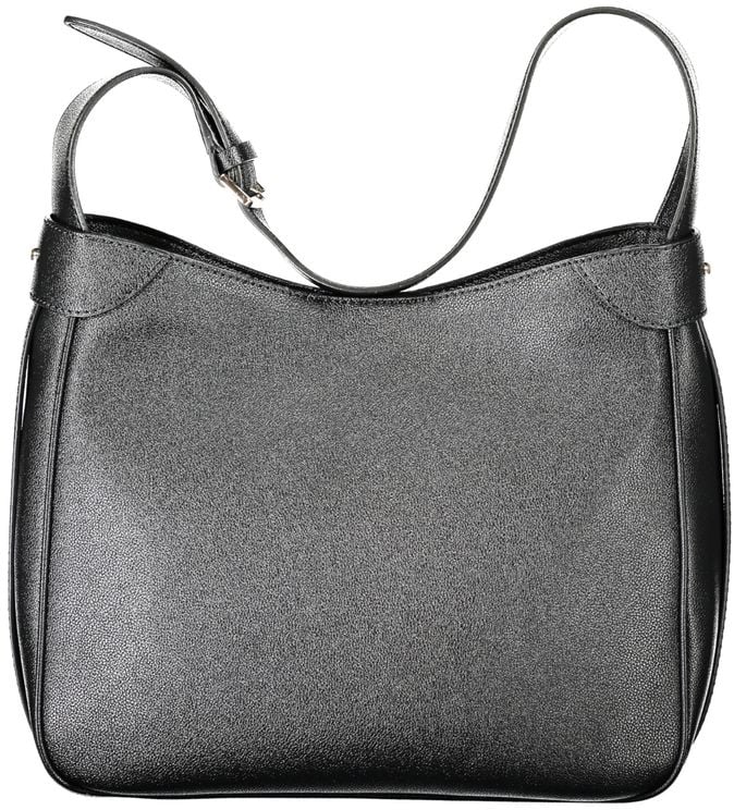 Guess Guess Jeans Black Polyurethane Women Handbag Zwart