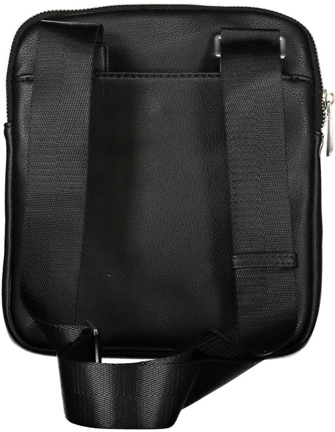 Guess Guess Jeans Nero Poliuretano Men Shoulder Bag Zwart
