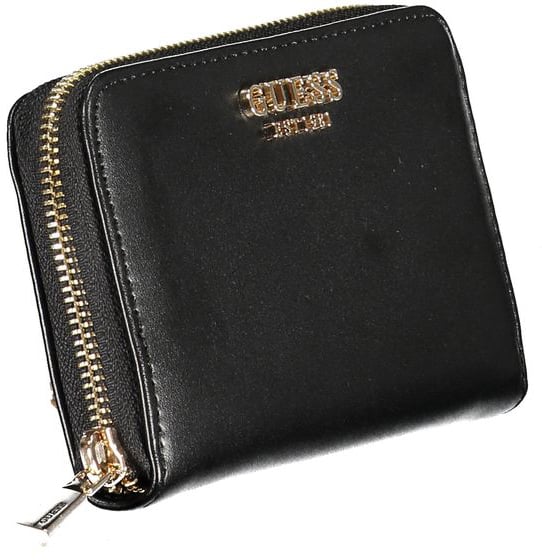 Guess Jeans Nero Poliuretano Women Wallet Zwart