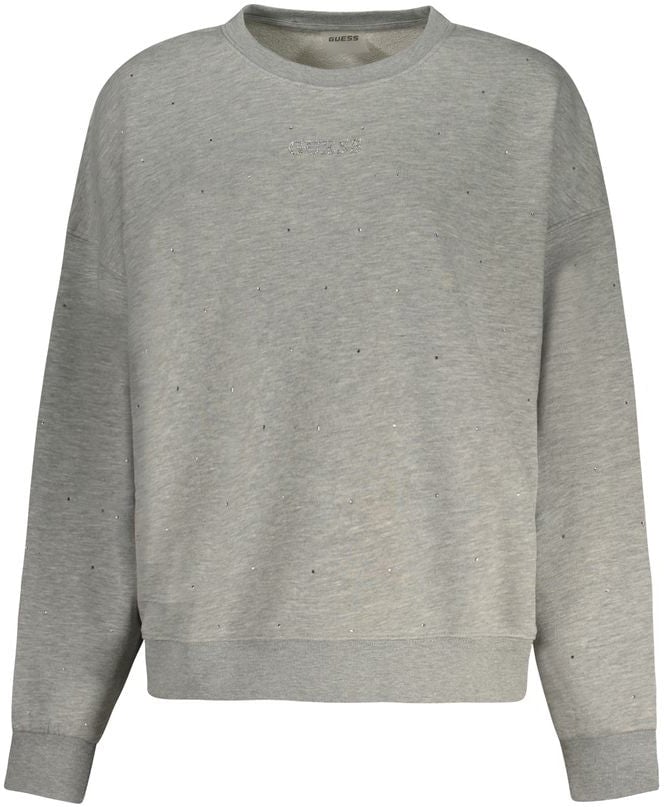 Guess Guess Jeans Grigio Polyester Women Sweatshirt Grijs