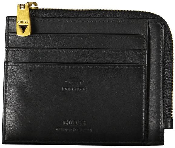 Guess Jeans Nero Leather Men Wallet Zwart