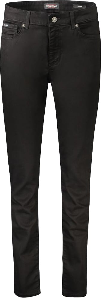 Guess Jeans Nero Cotton Women's Skinny Jean Zwart