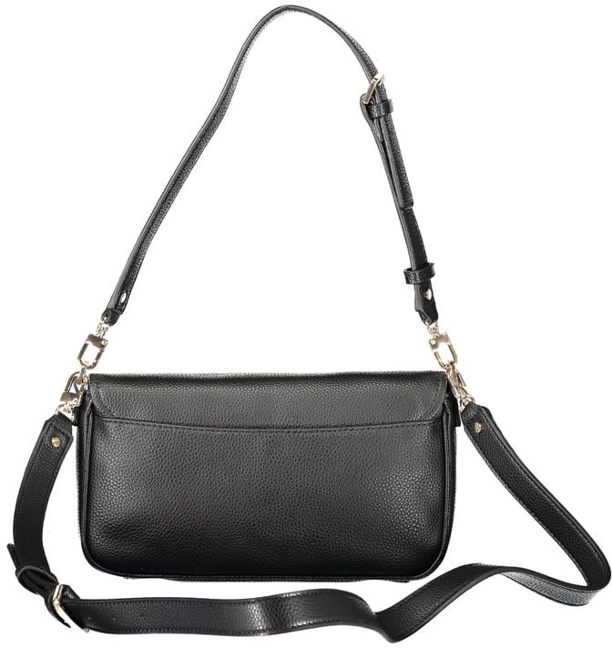 Guess Guess Jeans Nero Poliuretano Women Handbag Zwart