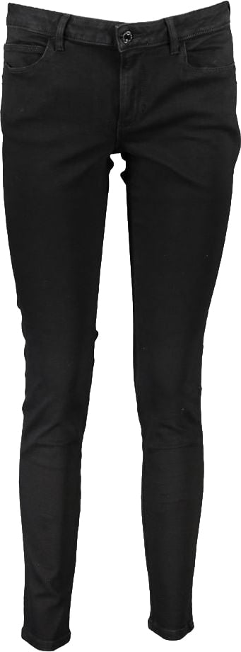 Guess Jeans Nero Cotton Women's Skinny Jean Zwart