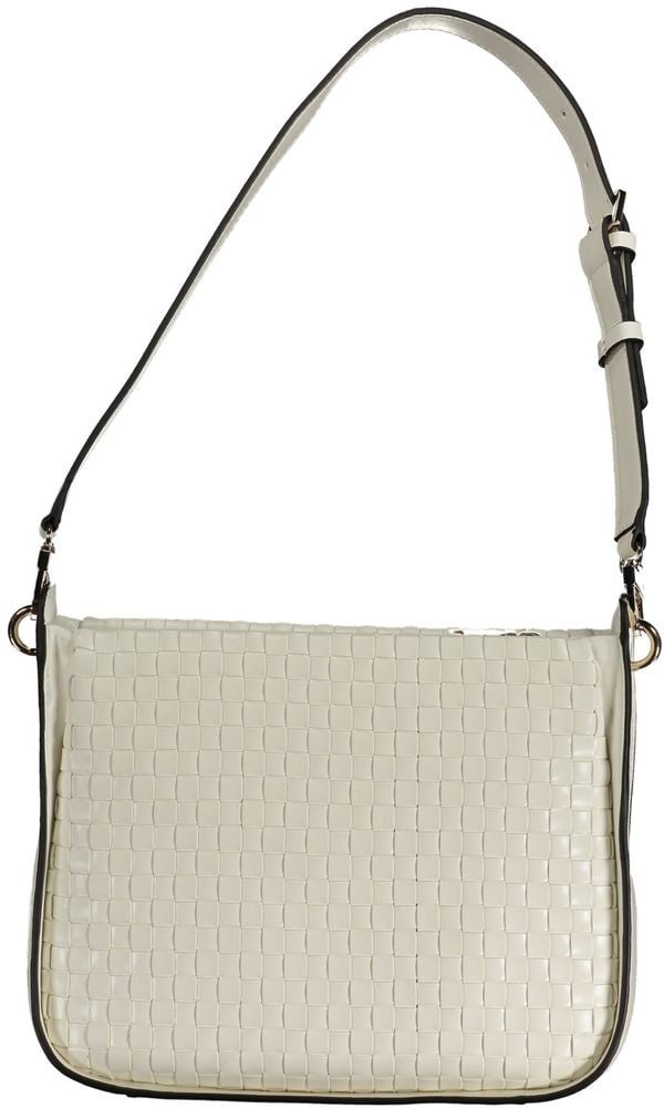 Guess Jeans Bianco Poliuretano Woman Handbag Wit