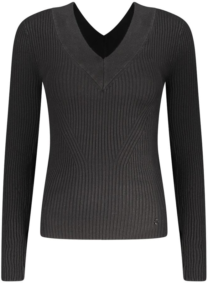 Guess Guess Jeans Black Viscosa Women Sweater Zwart