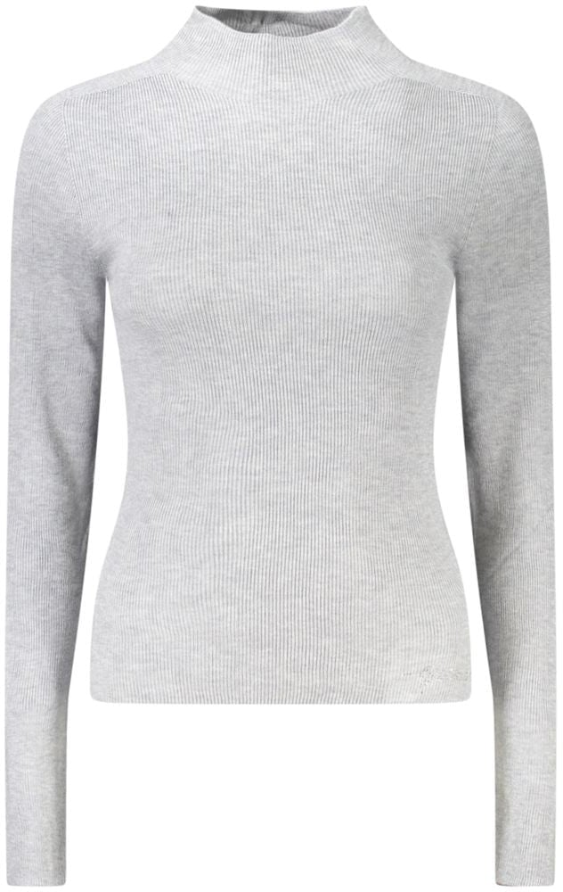 Guess Jeans Grigio Acrylic Women Sweater Grijs