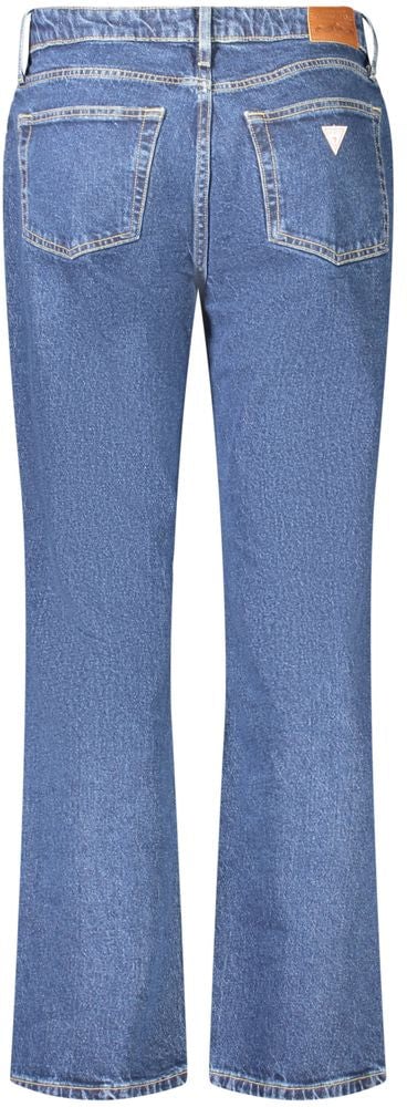Guess Jeans Blu Cotton Women Jeans Blauw