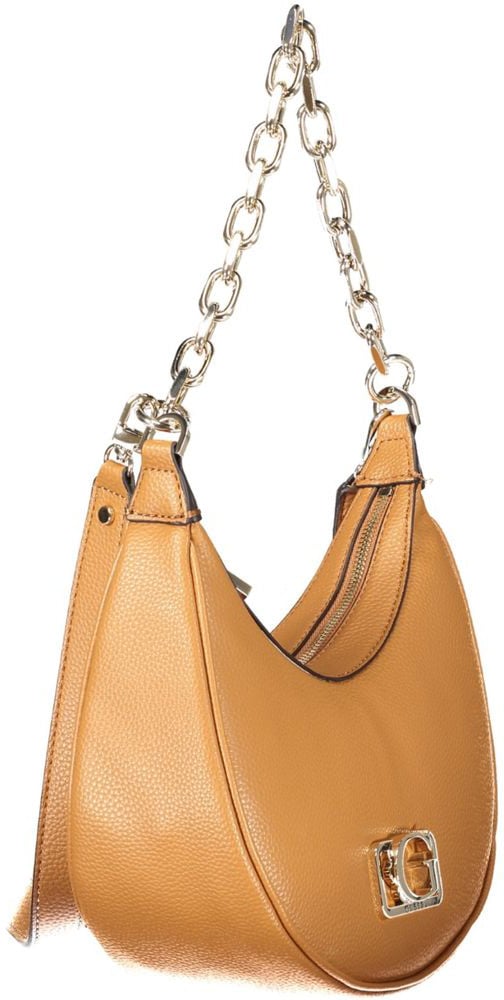 Guess Guess Jeans Marrone Poliuretano Women Handbag Bruin
