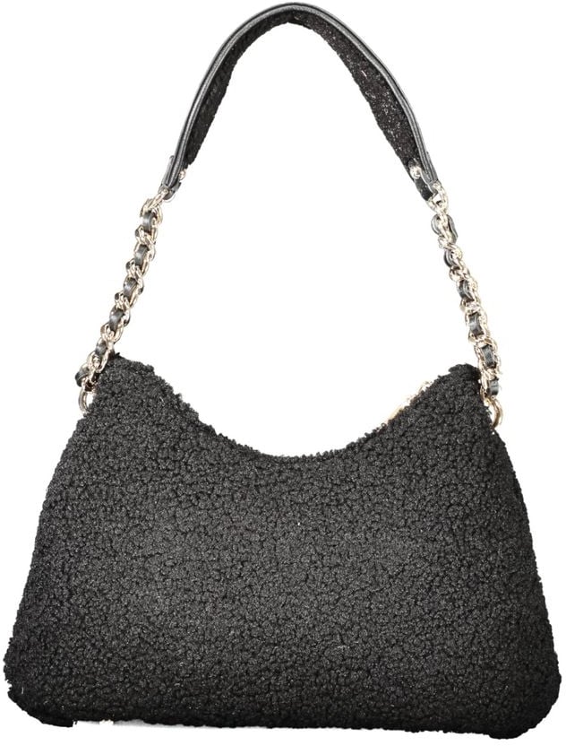 Guess Guess Jeans Nero Polyester Women Handbag Zwart