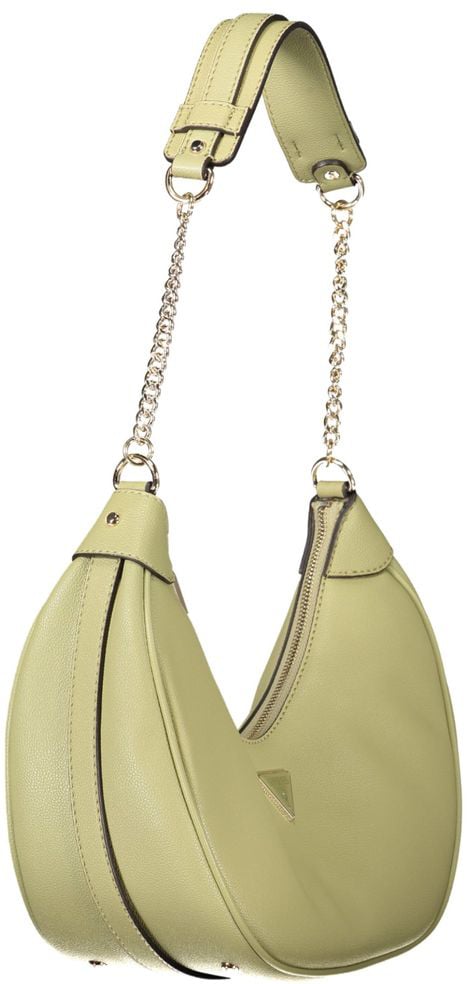 Guess Jeans Verde Polyurethane Women Handbag Zwart