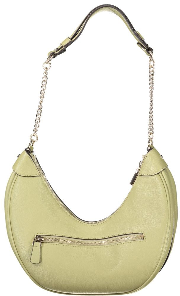 Guess Jeans Verde Polyurethane Women Handbag Zwart