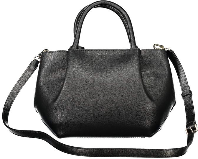 Guess Guess Jeans Nero Poliuretano Women Handbag Zwart
