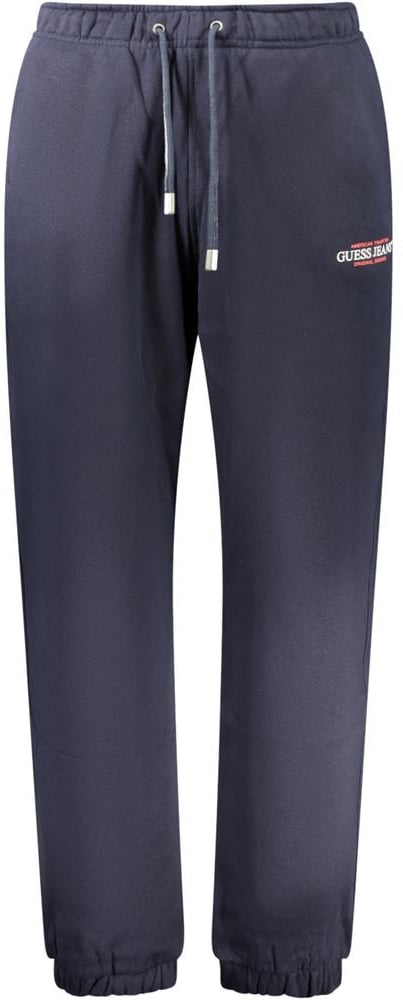 Guess Jeans Blue Cotton Men's Track Pant Blauw
