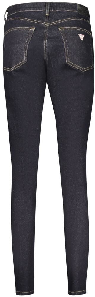 Guess Jeans Blu Cotton Women's Skinny Jean Blauw