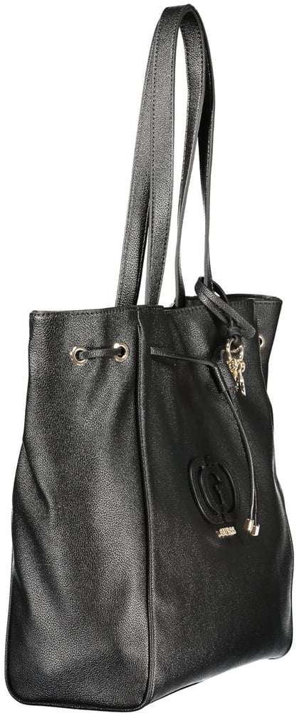 Guess Guess Jeans Nero Poliuretano Women Handbag Zwart