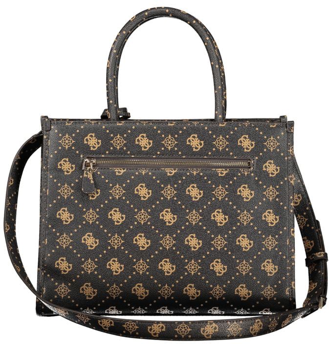 Guess Guess Jeans Marrone Poliuretano Woman Handbag Bruin